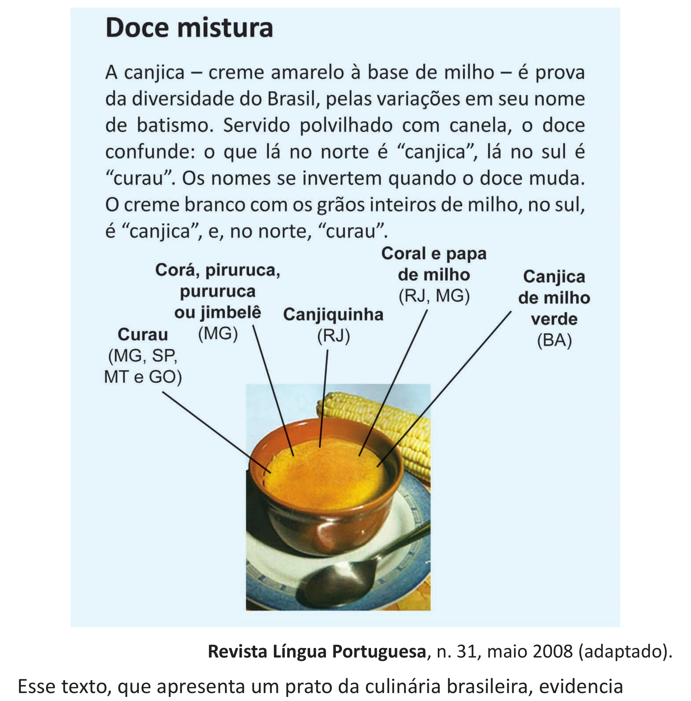 Enunciado original completo da questão 26 do ENEM 2025 - 1º Dia – Caderno 9 – Laranja (Braile e ledor) – Aplicação Regular - (Superampliada), página 32.