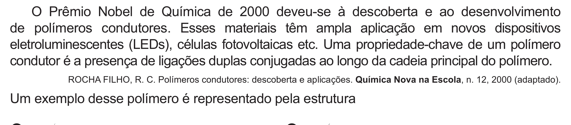 Enunciado original completo da questão 94 do ENEM 2021 - 2º Dia – Caderno 12 – Verde (Libras – Ampliada) – Aplicação Regular, página 4.