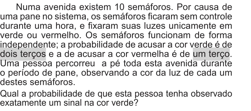 Enunciado original completo da questão 171 do ENEM 2017 - 2º Dia - Caderno 11 – Laranja (Braile e ledor) – Aplicação regular, página 27.