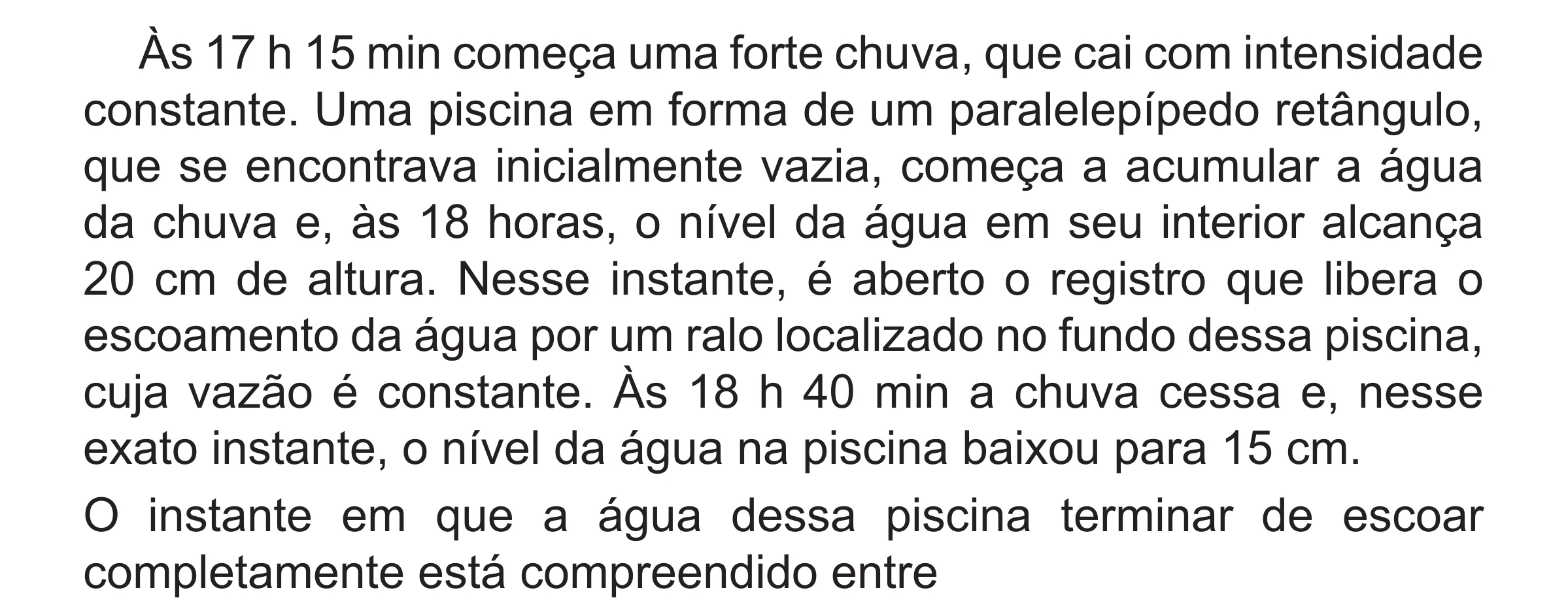 Enunciado original completo da questão 143 do ENEM 2017 - 2º Dia - Caderno 5 – Amarelo (Superampliada) – Aplicação regular, página 45.