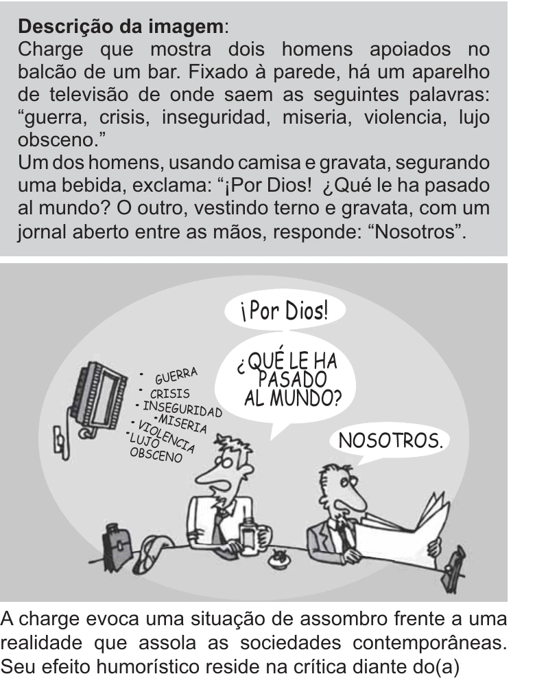 Enunciado original completo da questão 3 (espanhol) do ENEM 2021 - 1º Dia – Caderno 9 – Laranja (Braile e ledor) – Aplicação Regular, página 4.