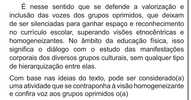 Enunciado original completo da questão 18 do ENEM 2021 - 1º Dia – Caderno 9 – Laranja (braile e ledor) – Reaplicação/PPL/Segunda Oportunidade, página 10.