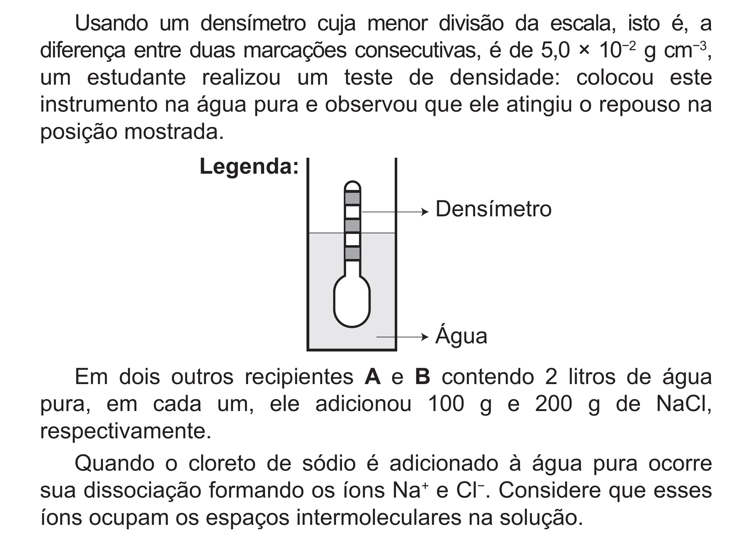 Enunciado original completo da questão 127 do ENEM 2018 - 2º Dia - Caderno 5 – Amarelo (Superampliada) – Aplicação regular, página 33.