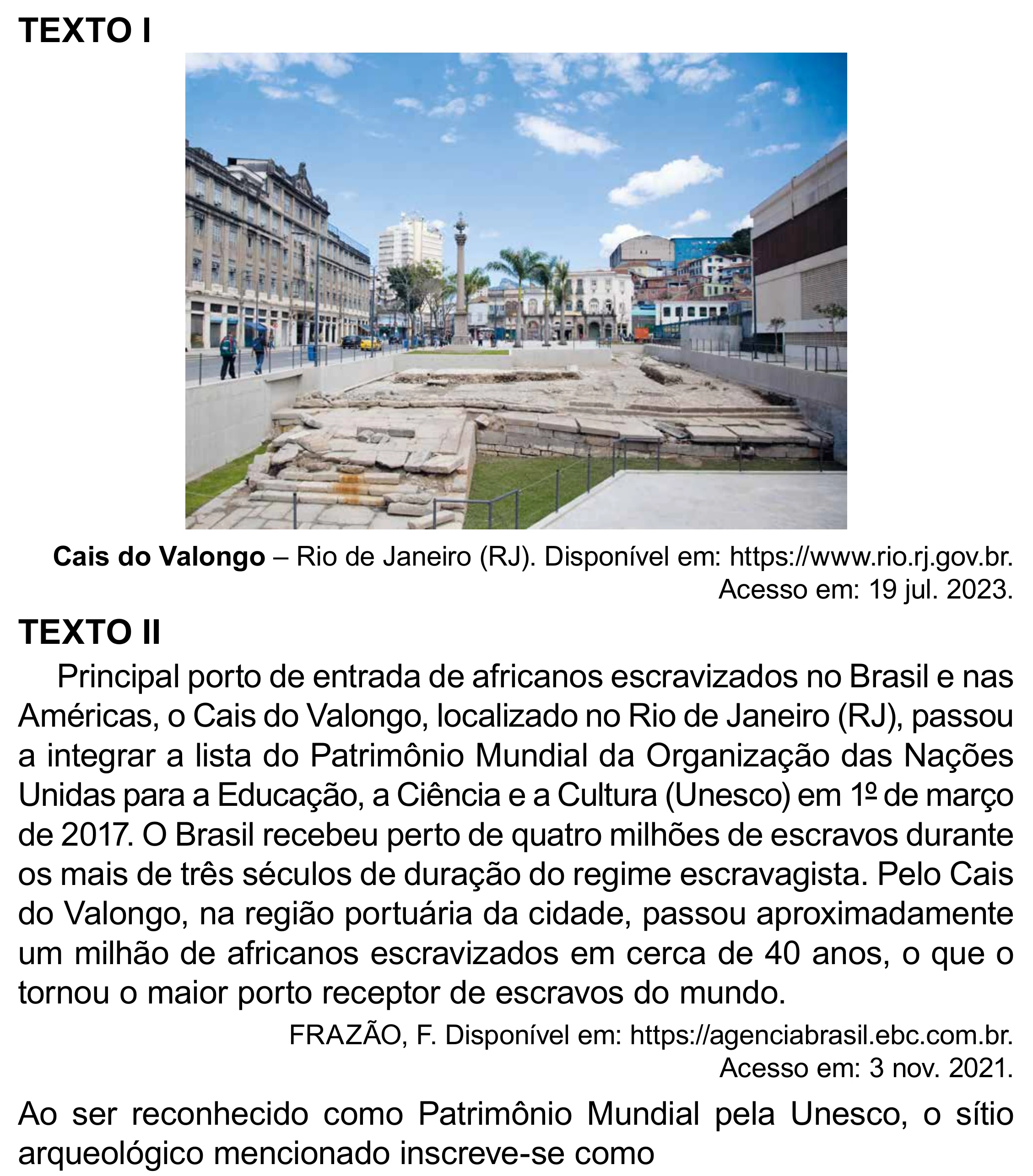 Enunciado original completo da questão 50 do ENEM 2023 - 1º Dia – Caderno 4 – Rosa (Superampliada) – Reaplicação/PPL, página 59.