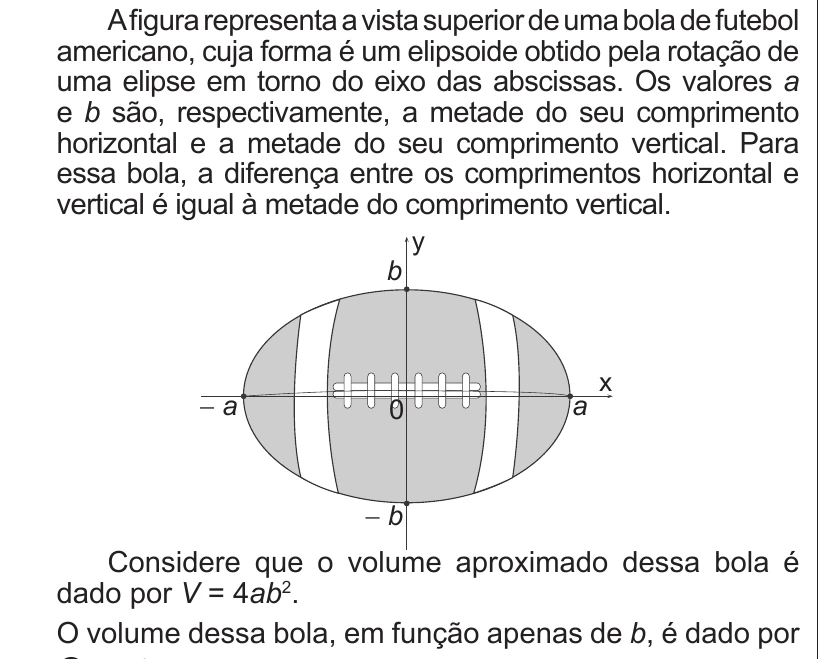 Enunciado original completo da questão 137 do ENEM 2015 - 2º Dia - Caderno 5 - Amarelo – Aplicação regular, página 19.
