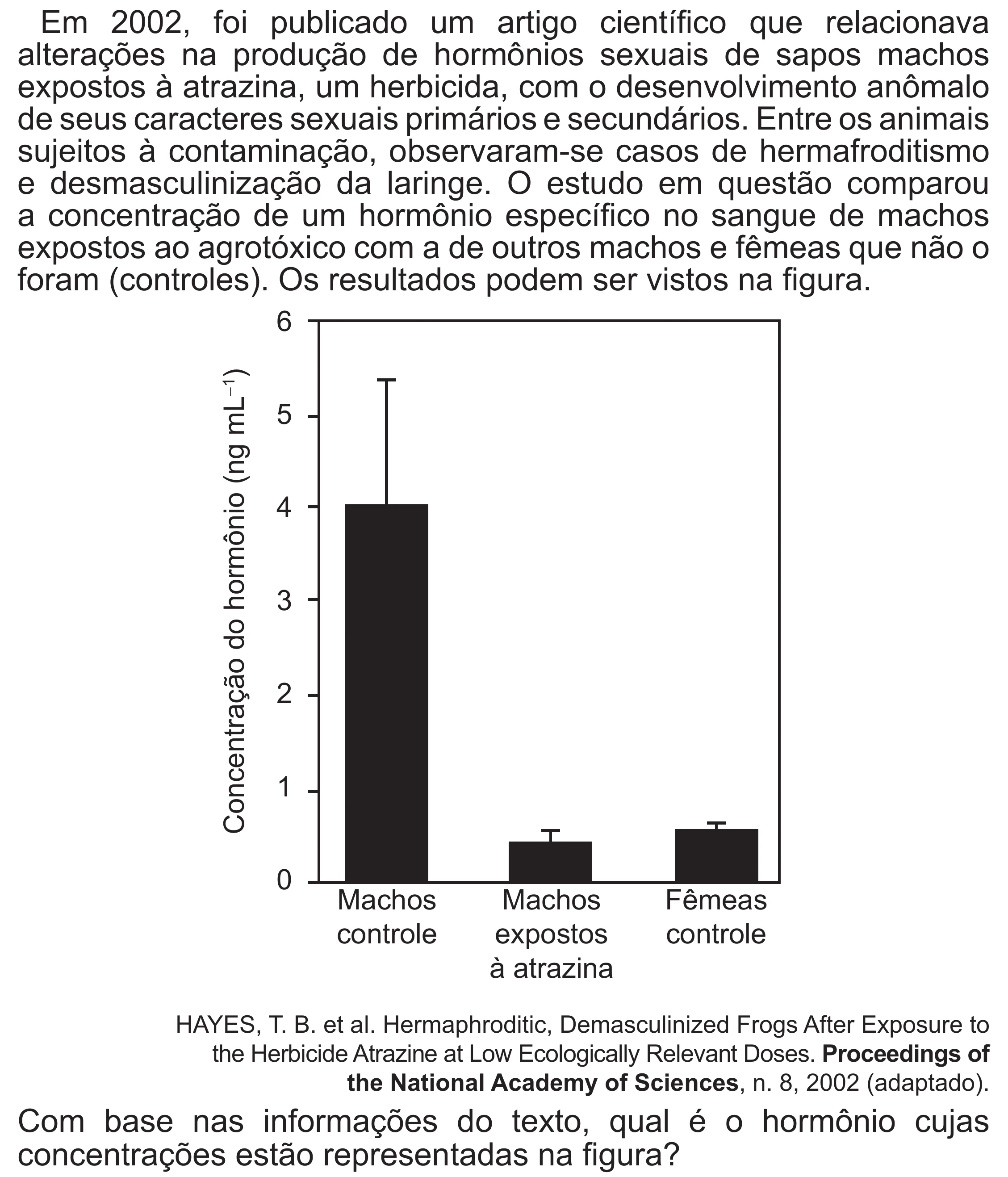 Enunciado original completo da questão 110 do ENEM 2022 - 2º Dia – Caderno 6 – Cinza (Superampliada) – Aplicação Regular, página 18.