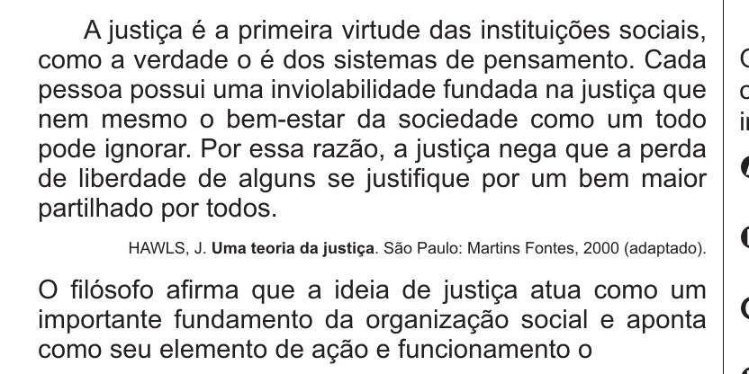 Enunciado original completo da questão 11 do ENEM 2014 - 1º Dia – Caderno 3 – Branco – Reaplicação/PPL, página 5.