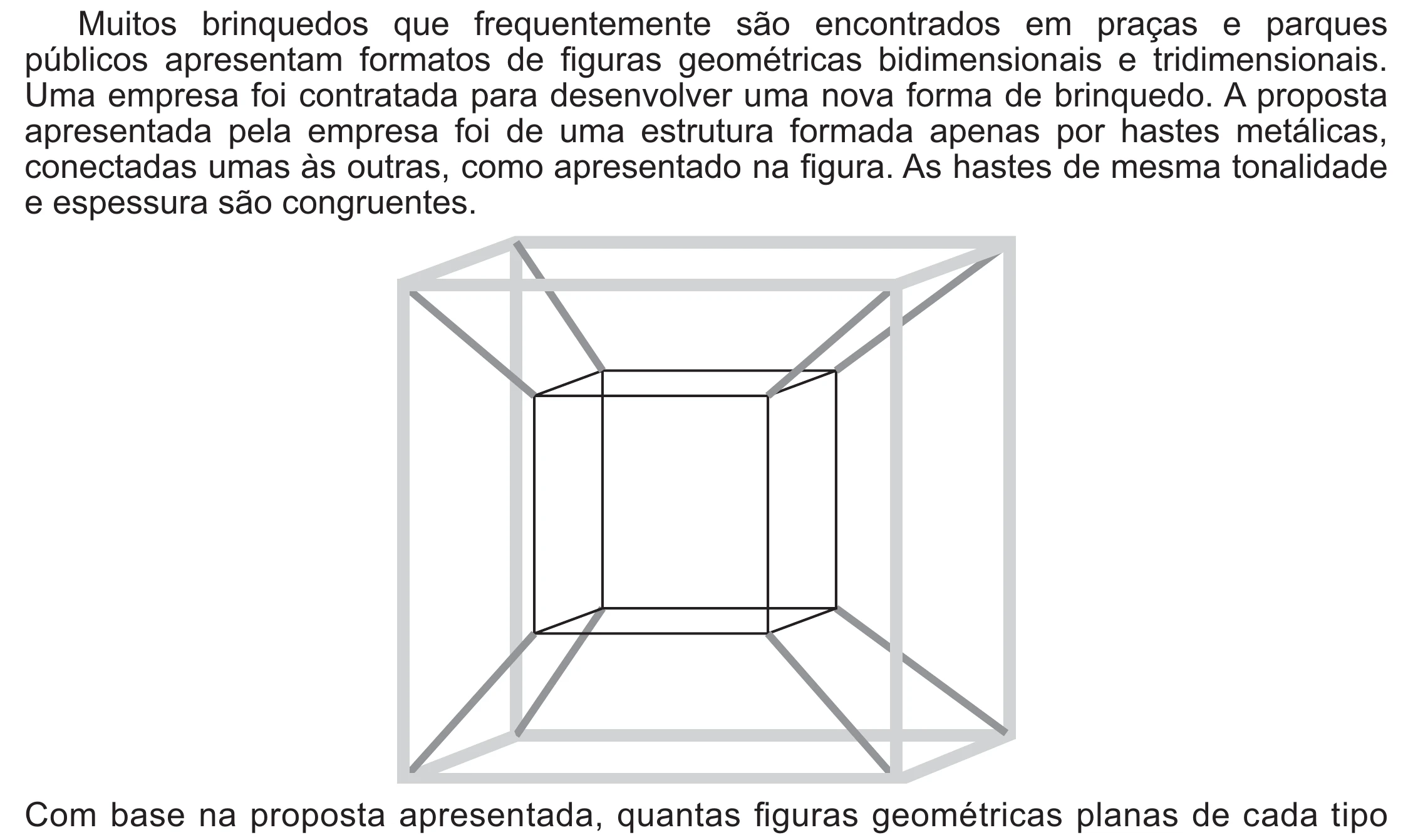 Enunciado original completo da questão 144 do ENEM 2021 - 2º Dia – Caderno 12 – Verde (Libras – Ampliada) – Aplicação Regular, página 40.