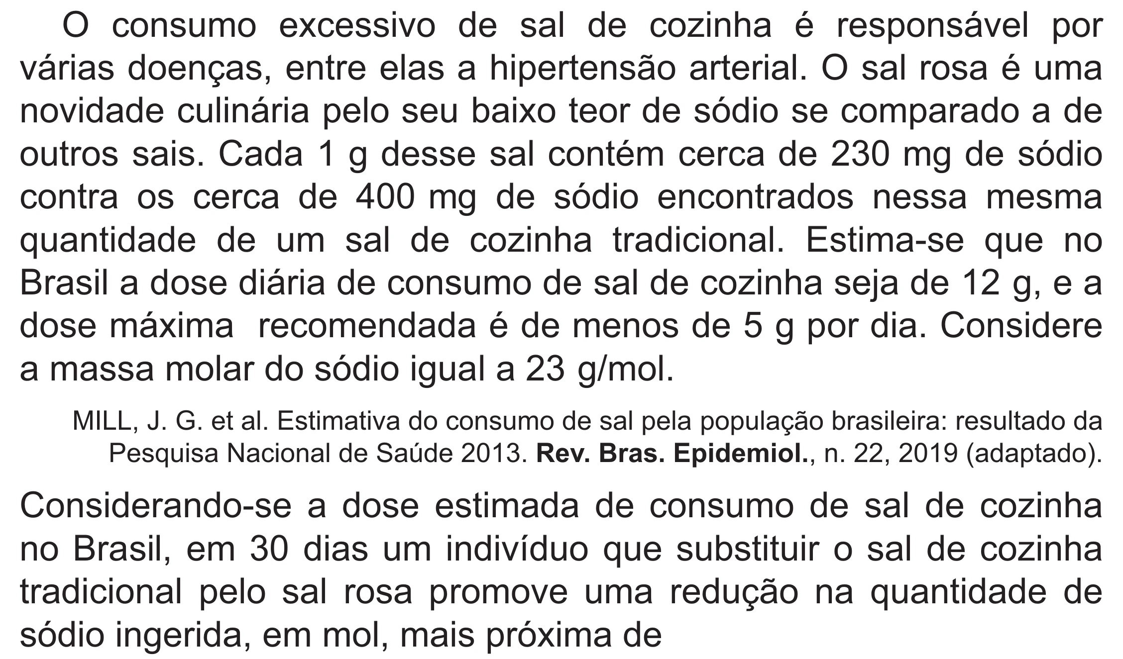 Enunciado original completo da questão 99 do ENEM 2021 - 2º Dia – Caderno 5 – Amarelo (Superampliada) – Reaplicação/PPL/Segunda Oportunidade, página 9.
