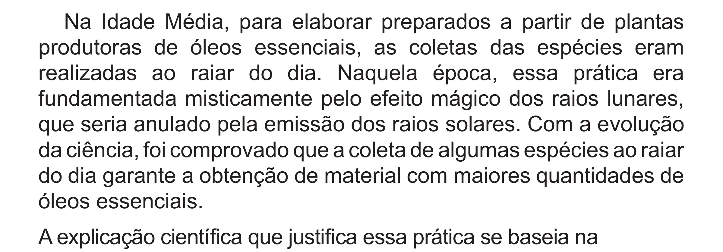 Enunciado original completo da questão 122 do ENEM 2017 - 2º Dia - Caderno 5 – Amarelo (Superampliada) – Aplicação regular, página 29.