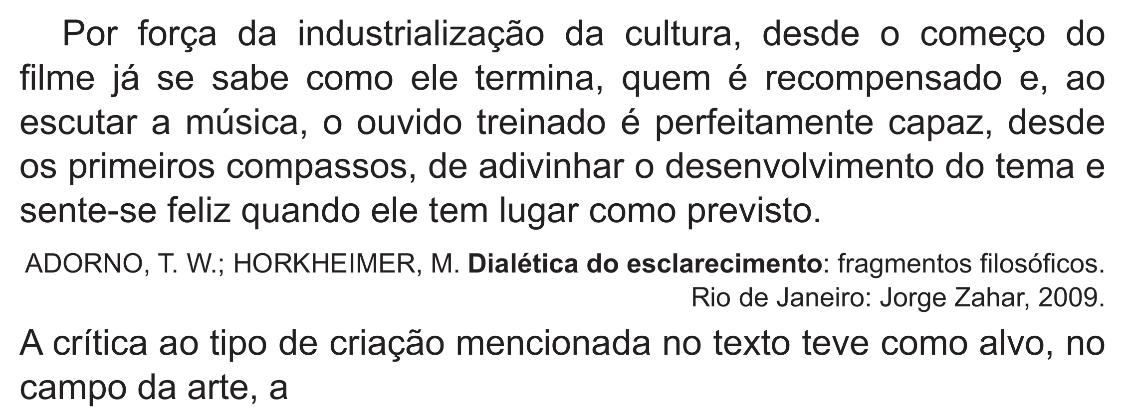 Enunciado original completo da questão 47 do ENEM 2020 - 1º Dia – Caderno 4 – Rosa (Superampliada) – Reaplicação/PPL, página 57.
