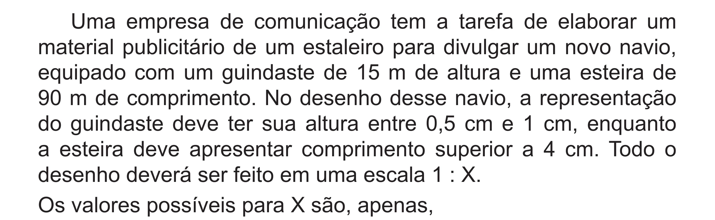 Enunciado original completo da questão 144 do ENEM 2018 - 2º Dia - Caderno 5 – Amarelo (Superampliada) – Aplicação regular, página 48.