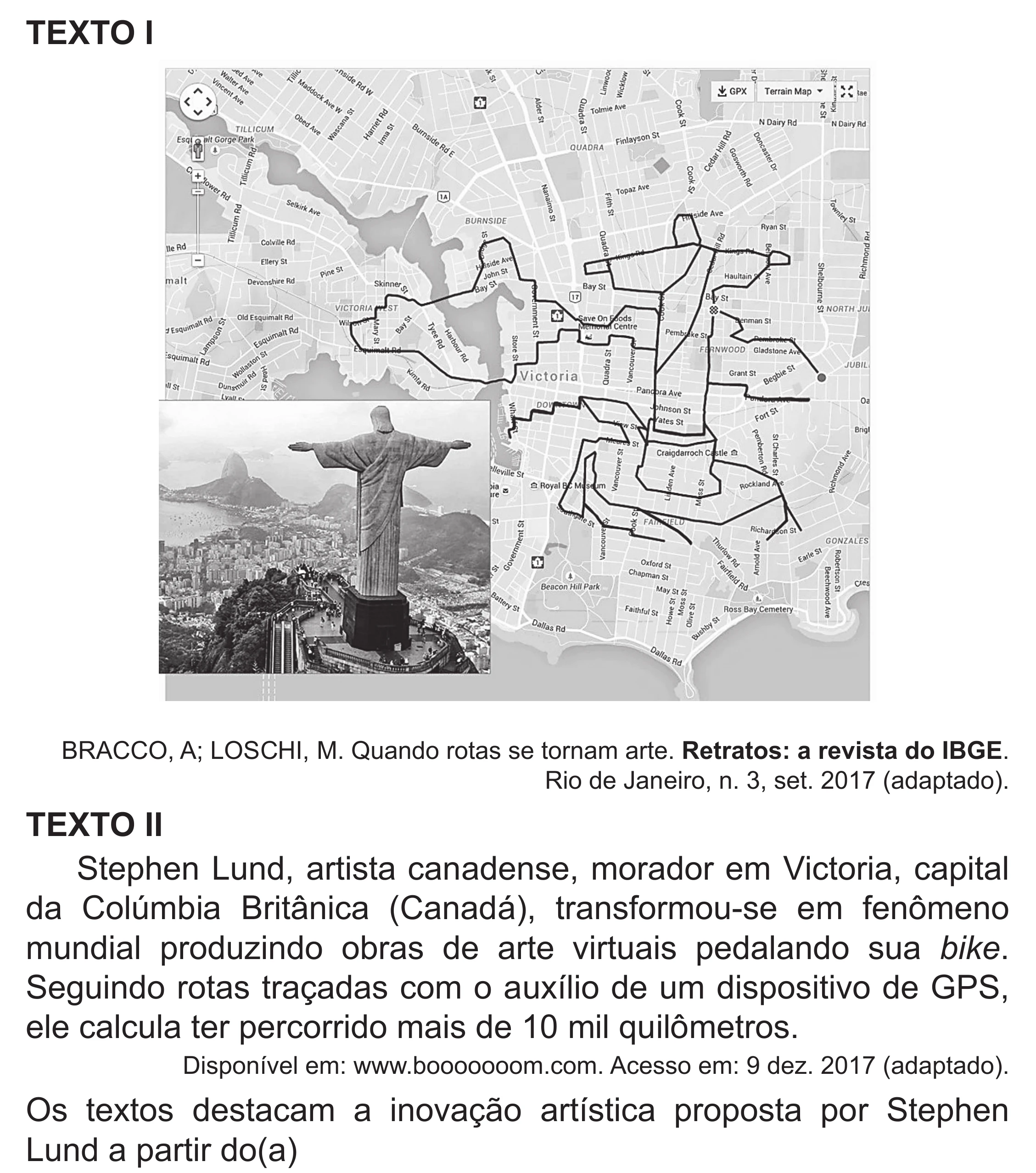 Enunciado original completo da questão 45 do ENEM 2018 - 1º Dia - Caderno 1 - Azul (Superampliada) – Aplicação regular, página 48.