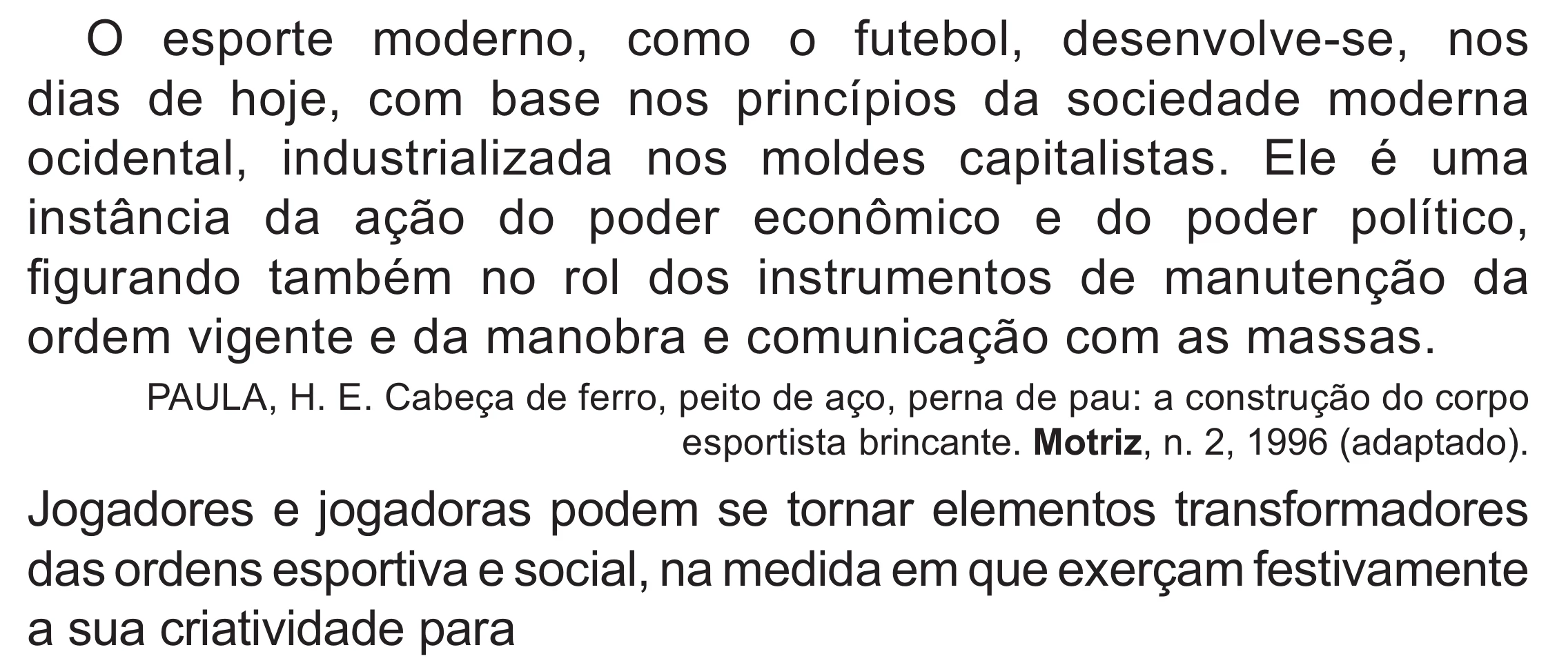 Enunciado original completo da questão 15 do ENEM 2021 - 1º Dia – Caderno 2 – Amarelo (Superampliada) – Reaplicação/PPL/Segunda Oportunidade, página 22.