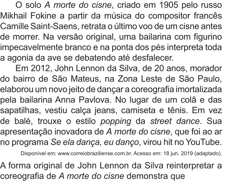 Enunciado original completo da questão 17 do ENEM 2021 - 1º Dia – Caderno 10 – Verde (Libras) – Aplicação Regular, página 9.
