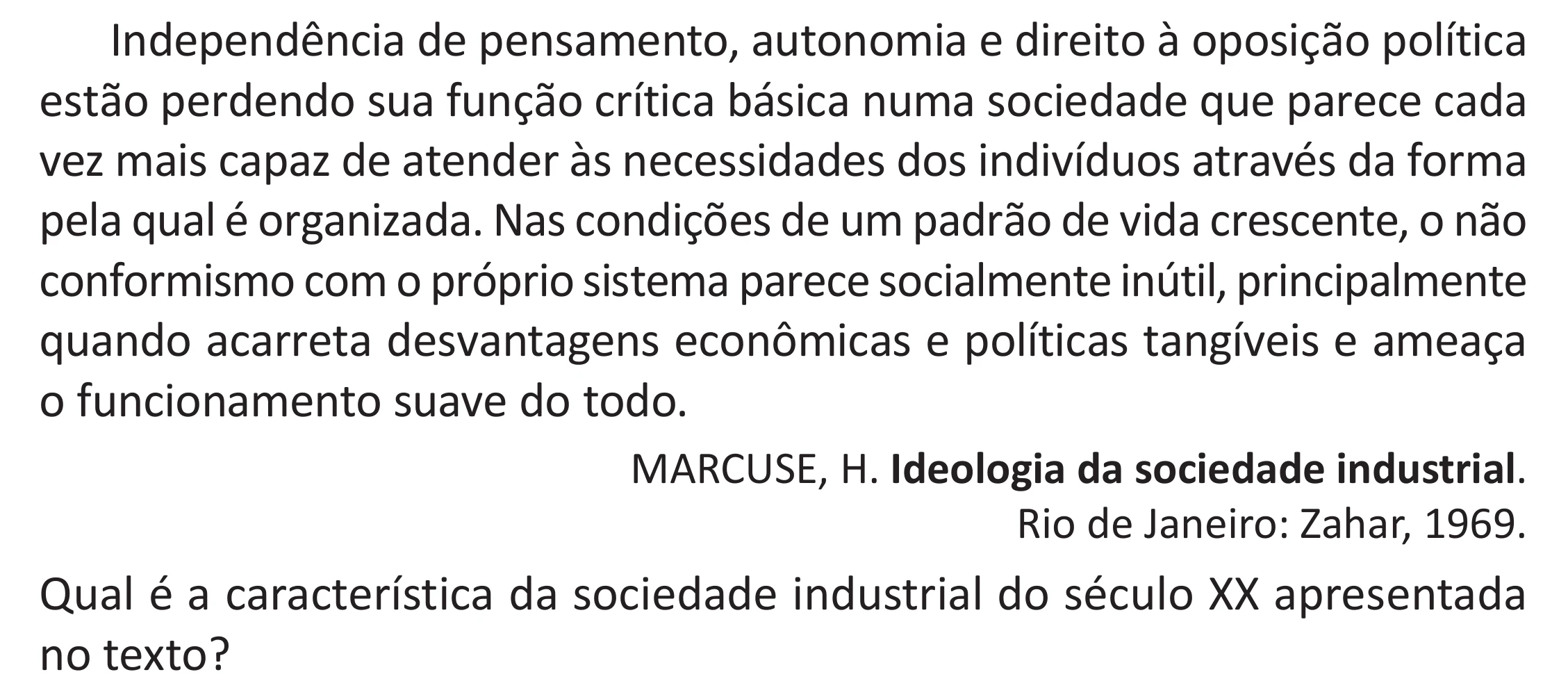 Enunciado original completo da questão 77 do ENEM 2025 - 1º Dia – Caderno 9 – Laranja (Braile e ledor) – Aplicação Regular - (Superampliada), página 84.