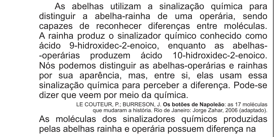 Enunciado original completo da questão 101 do ENEM 2018 - 2º Dia - Caderno 5 - Amarelo – Aplicação regular, página 5.