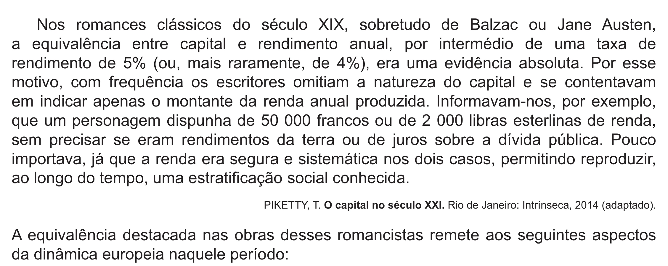 Enunciado original completo da questão 85 do ENEM 2021 - 1º Dia – Caderno 2 – Amarelo (Ampliada) – Reaplicação/PPL/Segunda Oportunidade, página 61.