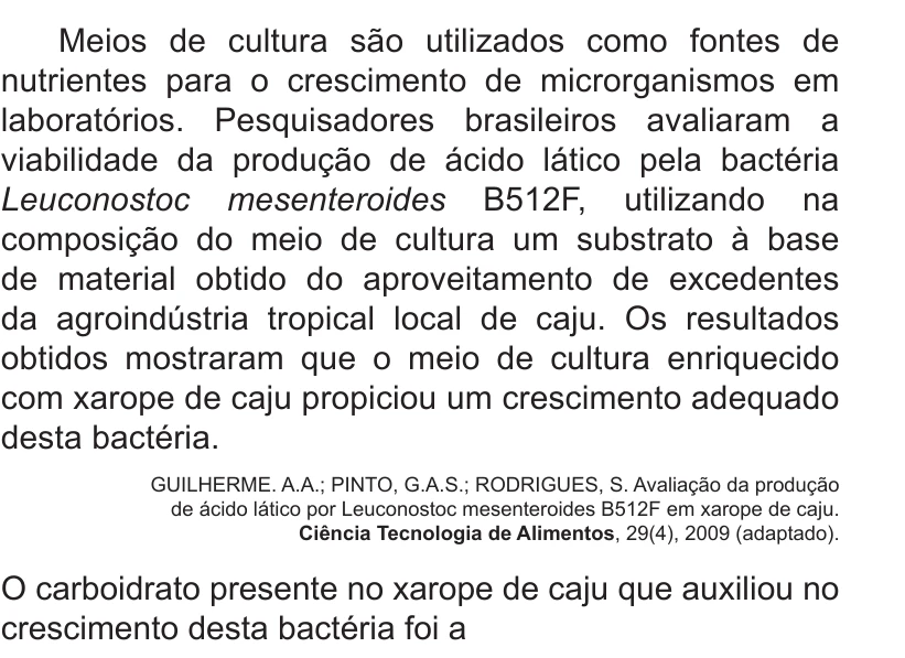 Enunciado original completo da questão 72 do ENEM 2014 - 1º Dia – Caderno 3 – Branco – Terceira aplicação, página 24.