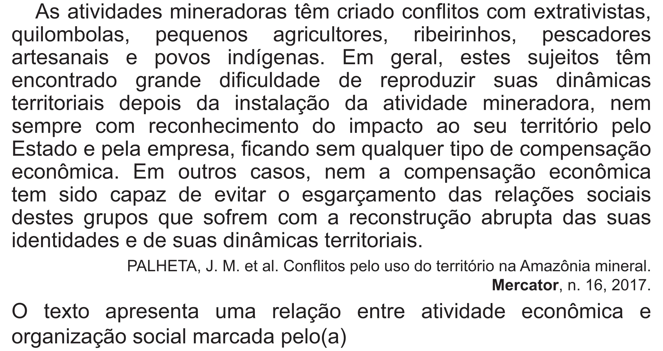 Enunciado original completo da questão 68 do ENEM 2021 - 1º Dia – Caderno 10 – Verde (Libras – Superampliada) – Aplicação Regular, página 67.