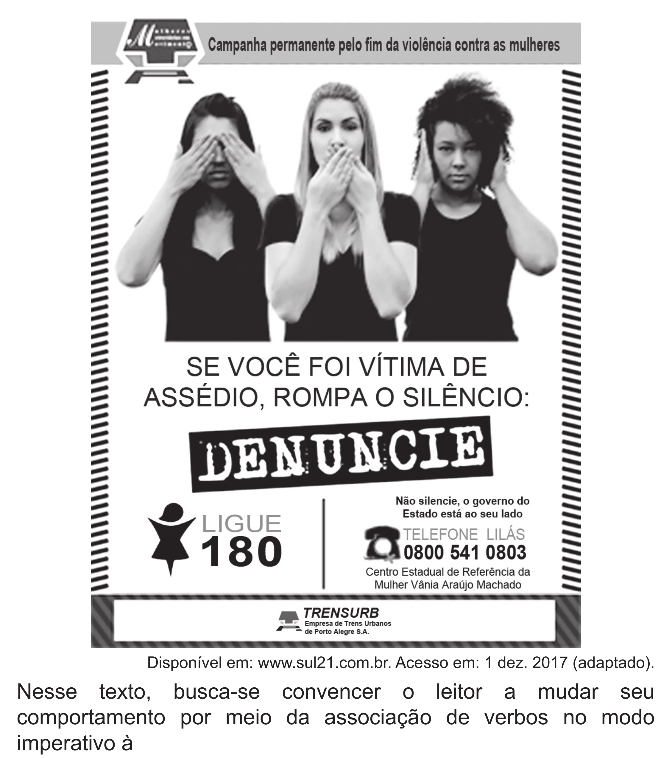 Enunciado original completo da questão 41 do ENEM 2018 - 1º Dia - Caderno 1 - Azul (Superampliada) – Aplicação regular, página 44.