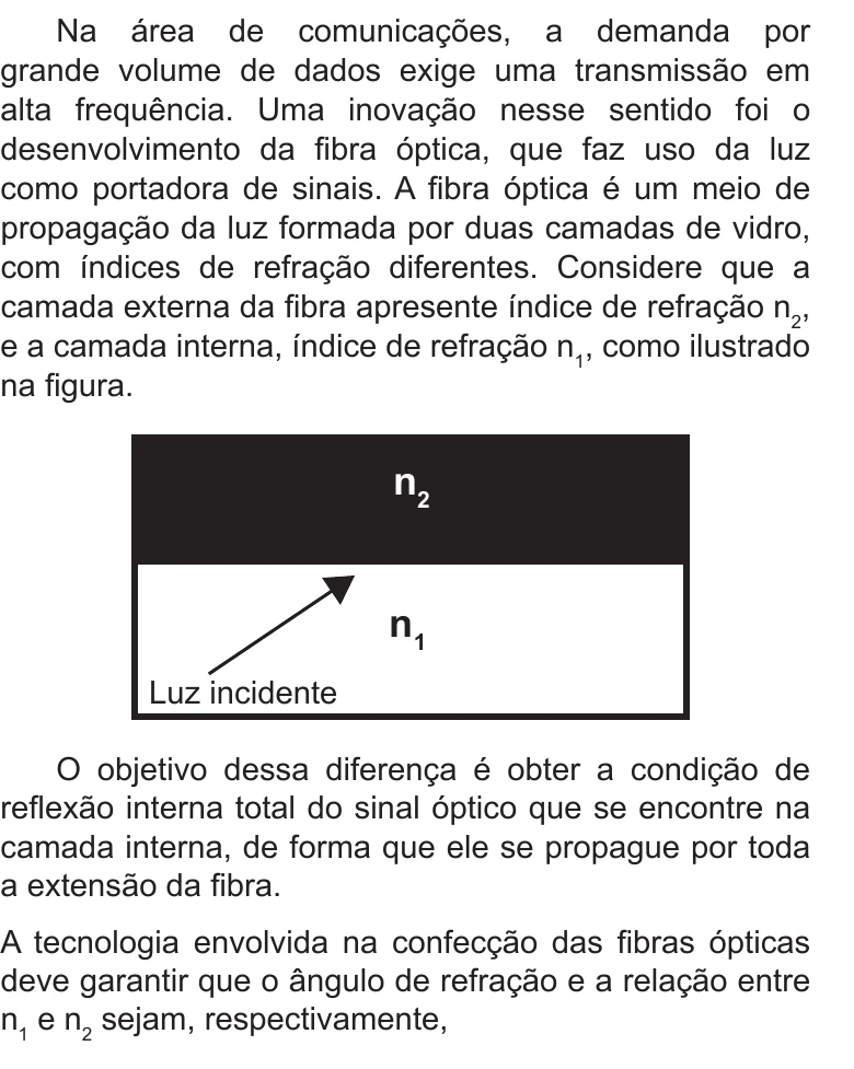 Enunciado original completo da questão 98 do ENEM 2022 - 2º Dia – Caderno 8 – Rosa – Reaplicação/PPL, página 4.