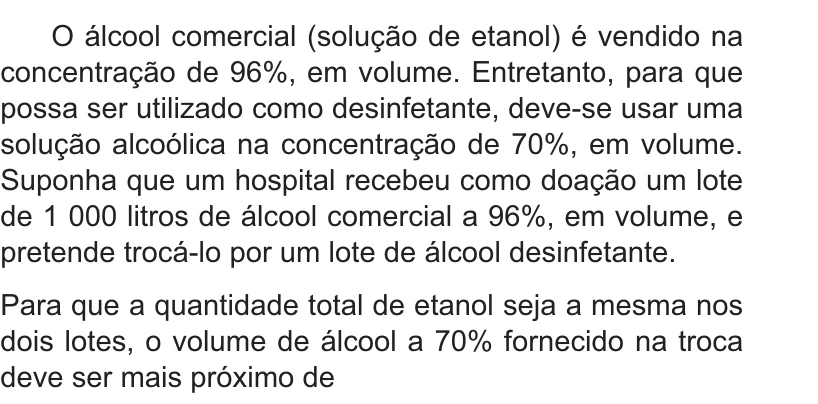Enunciado original completo da questão 66 do ENEM 2014 - 1º Dia – Caderno 3 – Branco – Reaplicação/PPL, página 22.