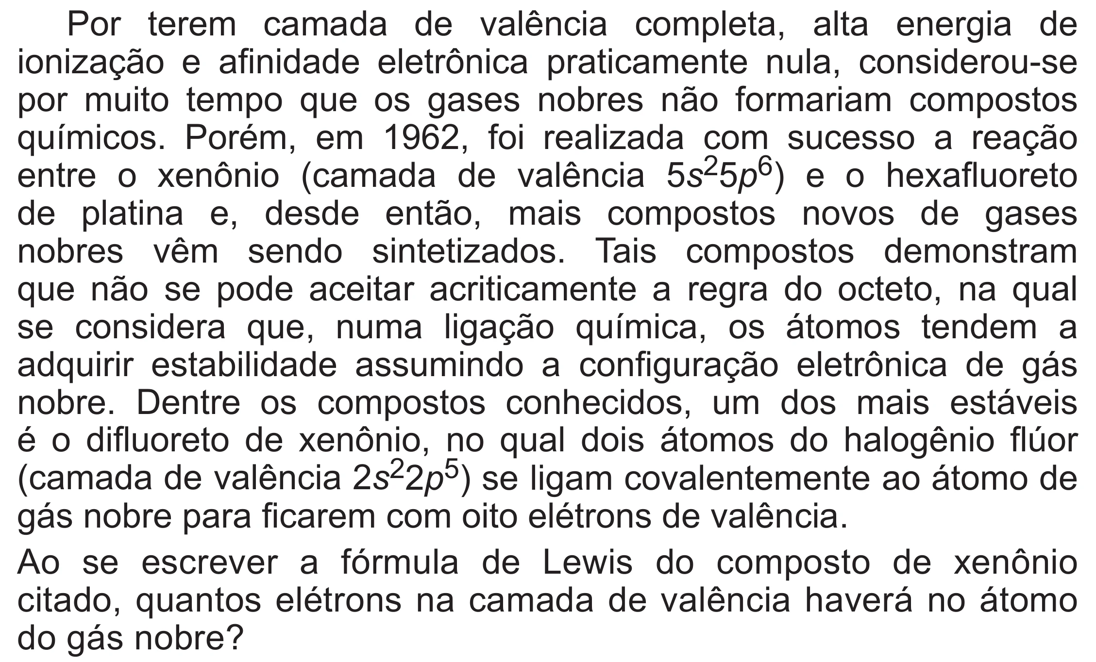 Enunciado original completo da questão 121 do ENEM 2019 - 2º Dia – Caderno 6 – Cinza (Superampliada) – Aplicação Regular, página 29.