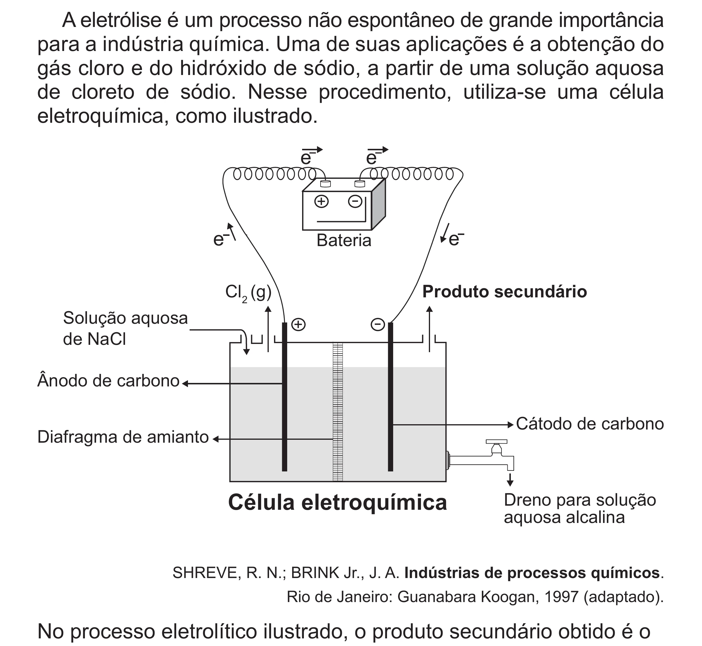 Enunciado original completo da questão 104 do ENEM 2017 - 2º Dia - Caderno 5 – Amarelo (Superampliada) – Aplicação regular, página 13.
