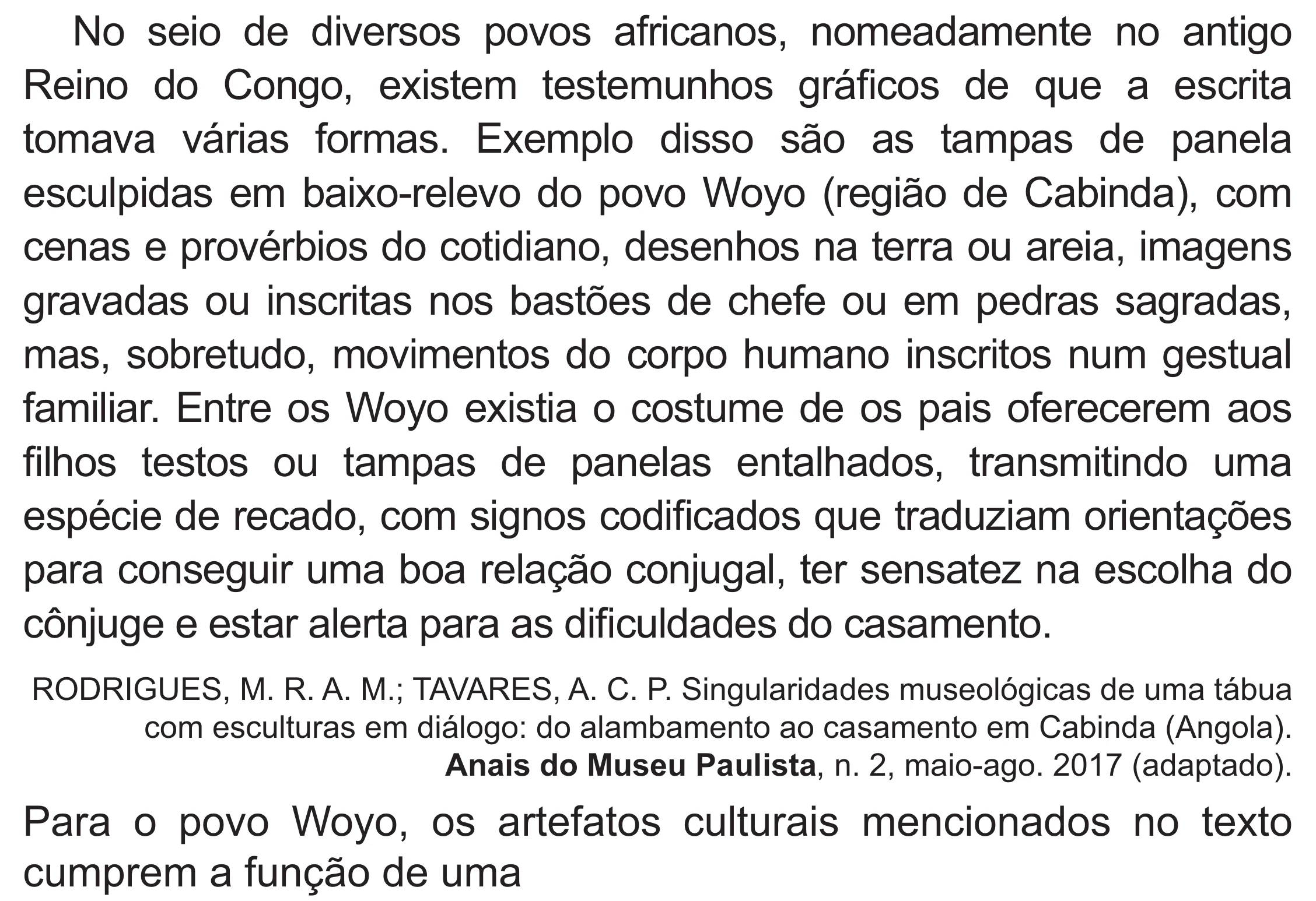 Enunciado original completo da questão 56 do ENEM 2021 - 1º Dia – Caderno 10 – Verde (Libras – Superampliada) – Aplicação Regular, página 60.