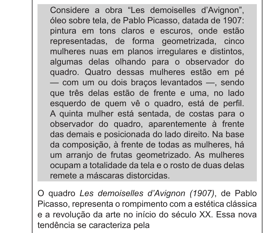 Enunciado original completo da questão 117 do ENEM 2012 - 2º Dia - Caderno 6 - Cinza – Ledor, página 14.