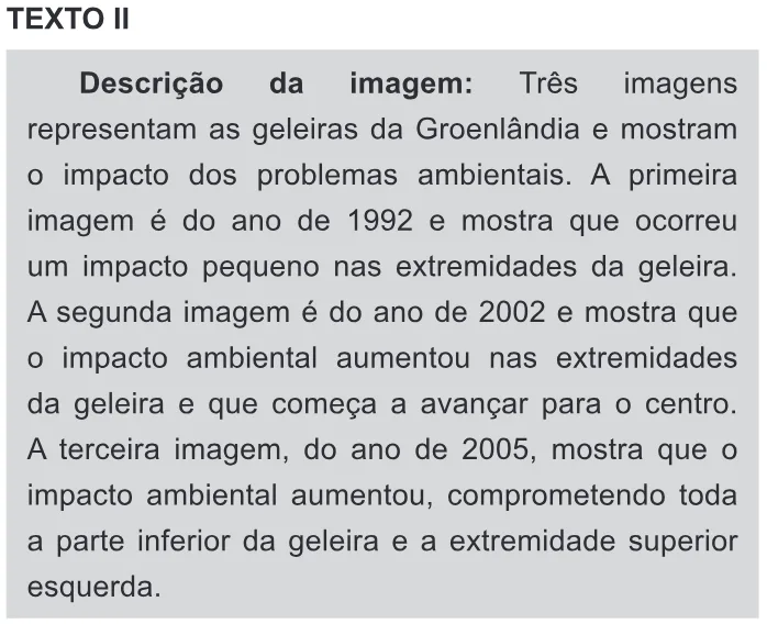 Trecho original com figura, tabela ou fórmula da questão 43 do ENEM 2015 - 1º Dia - Caderno 11 - Branco – Reaplicação/PPL - Ledor.