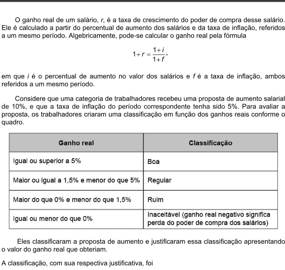 Trecho original com figura, tabela ou fórmula da questão 179 do ENEM 2020 - 2º Dia - Caderno 5 – Amarelo – Aplicação digital.