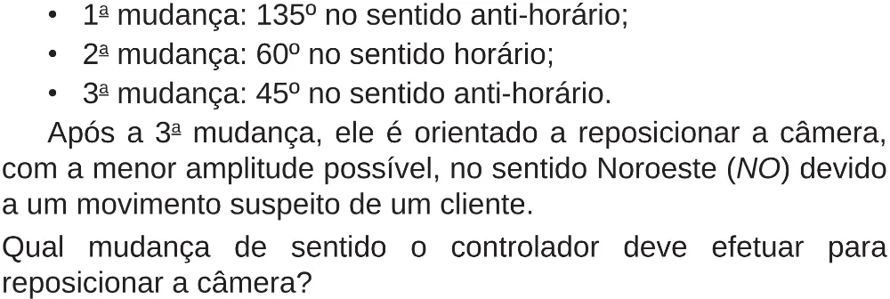 Trecho original com figura, tabela ou fórmula da questão 155 do ENEM 2018 - 2º Dia - Caderno 5 – Amarelo (Superampliada) – Aplicação regular.