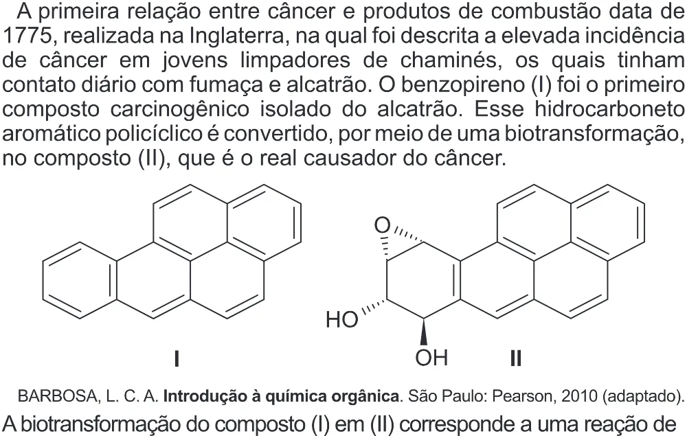 Trecho original com figura, tabela ou fórmula da questão 98 do ENEM 2022 - 2º Dia – Caderno 6 – Cinza (Superampliada) – Reaplicação/PPL.
