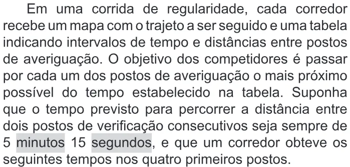 Trecho original com figura, tabela ou fórmula da questão 142 do ENEM 2019 - 2º Dia – Caderno 11 – Laranja – Reaplicação/PPL.