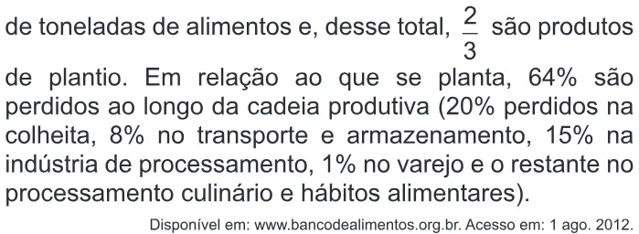 Trecho original com figura, tabela ou fórmula da questão 143 do ENEM 2016 - 2º Dia - Caderno 7 - Azul – 2ª aplicação.