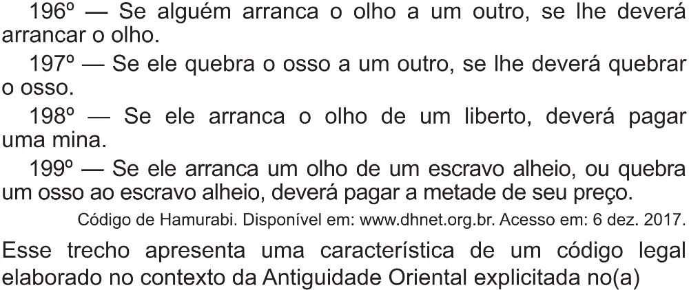 Trecho original com figura, tabela ou fórmula da questão 48 do ENEM 2021 - 1º Dia – Caderno 2 – Amarelo (Superampliada) – Reaplicação/PPL/Segunda Oportunidade.