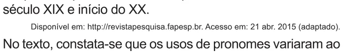 Trecho original com figura, tabela ou fórmula da questão 22 do ENEM 2021 - 1º Dia – Caderno 1 – Azul – Aplicação Regular.