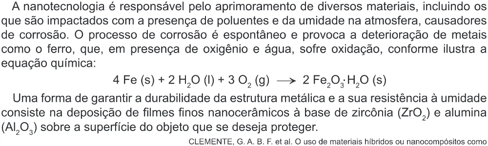 Trecho original com figura, tabela ou fórmula da questão 112 do ENEM 2022 - 2º Dia – Caderno 6 – Cinza (Ampliada) – Aplicação Regular.
