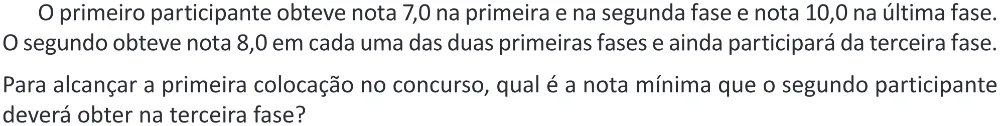 Trecho original com figura, tabela ou fórmula da questão 180 do ENEM 2025 - 2º Dia – Caderno 11 – Laranja (Braile e ledor) – Aplicação Regular - (Ampliada) - Belém, Ananindeua e Marituba.