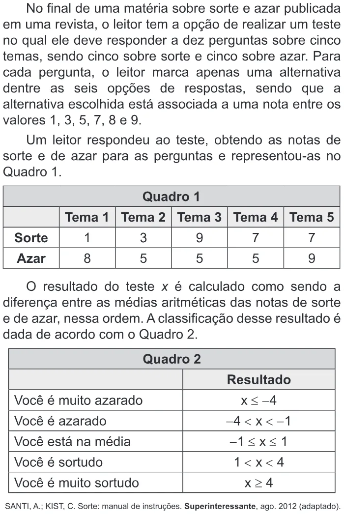 Trecho original com figura, tabela ou fórmula da questão 159 do ENEM 2018 - 2º Dia - Caderno 18 - Cinza - Reaplicação/PPL.