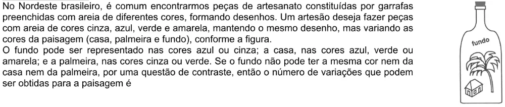 Trecho original com figura, tabela ou fórmula da questão 13 do ENEM 2004 - Caderno Amarelo.