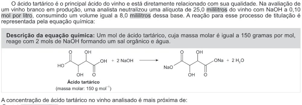 Trecho original com figura, tabela ou fórmula da questão 119 do ENEM 2022 - 2º Dia – Caderno 11 – Laranja (braile e ledor) – Aplicação Regular.