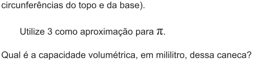Trecho original com figura, tabela ou fórmula da questão 170 do ENEM 2021 - 2º Dia – Caderno 7 – Azul – Aplicação digital.