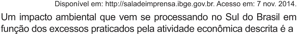 Trecho original com figura, tabela ou fórmula da questão 58 do ENEM 2021 - 1º Dia – Caderno 2 – Amarelo (Superampliada) – Reaplicação/PPL/Segunda Oportunidade.