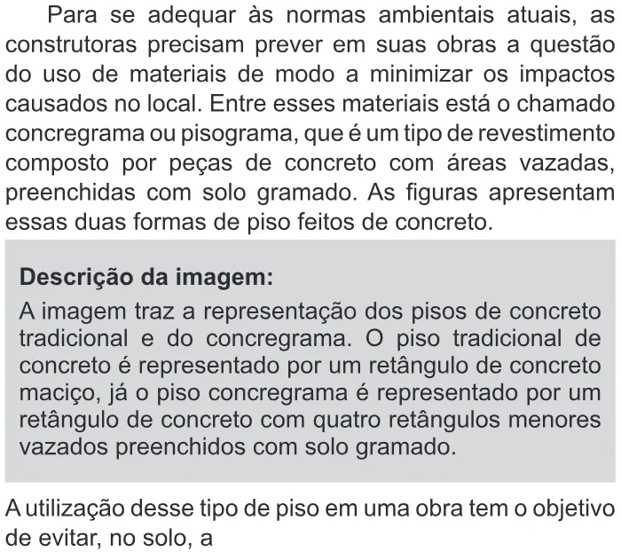 Trecho original com figura, tabela ou fórmula da questão 119 do ENEM 2017 - 2º Dia - Caderno 11 – Laranja (Braile e ledor) – Aplicação regular.