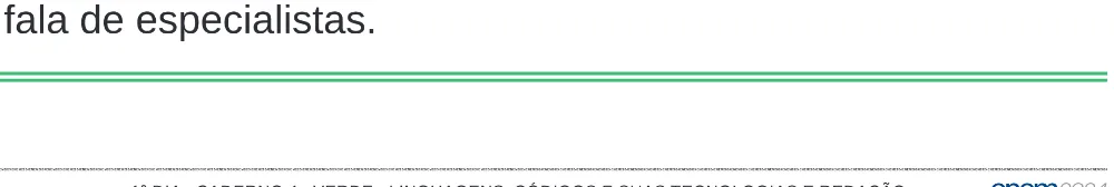 Alternativa E da questão 42 do ENEM 2024 - 1º Dia – Caderno 4 – Verde (Superampliada) – Reaplicação/PPL.