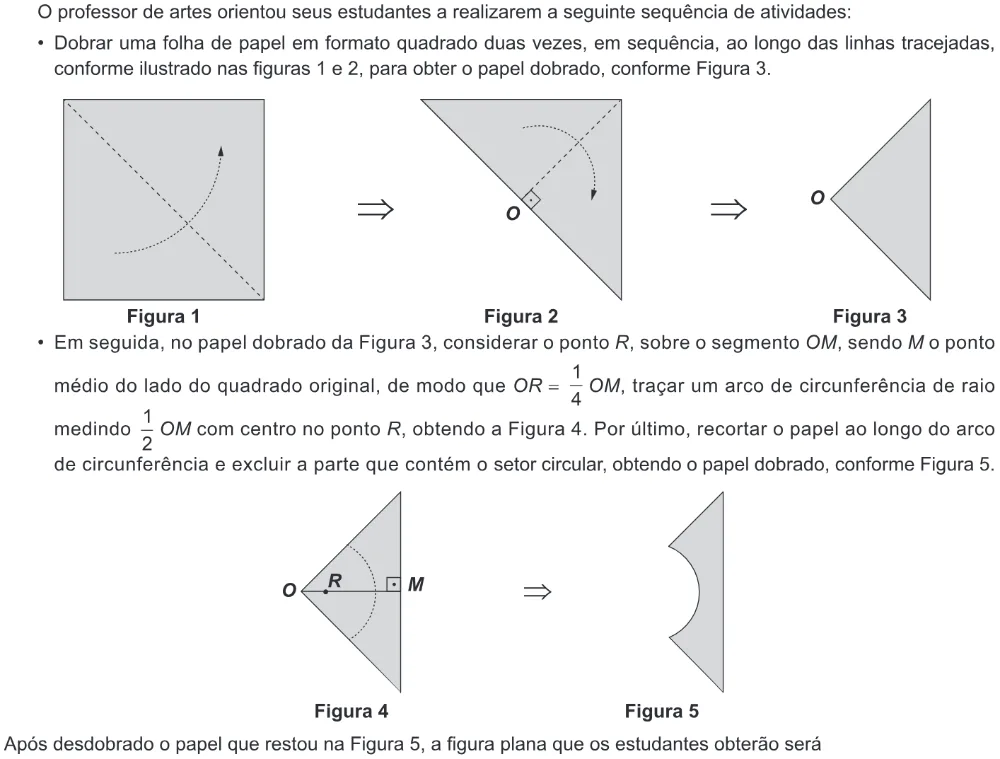 Trecho original com figura, tabela ou fórmula da questão 160 do ENEM 2022 - 2º Dia – Caderno 12 – Verde (Libras) – Aplicação Regular.