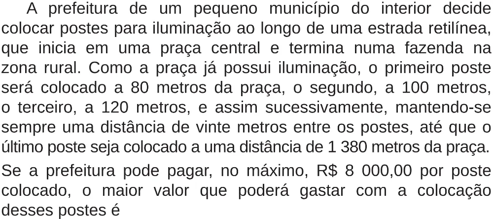 Trecho original com figura, tabela ou fórmula da questão 159 do ENEM 2018 - 2º Dia - Caderno 5 – Amarelo (Superampliada) – Aplicação regular.
